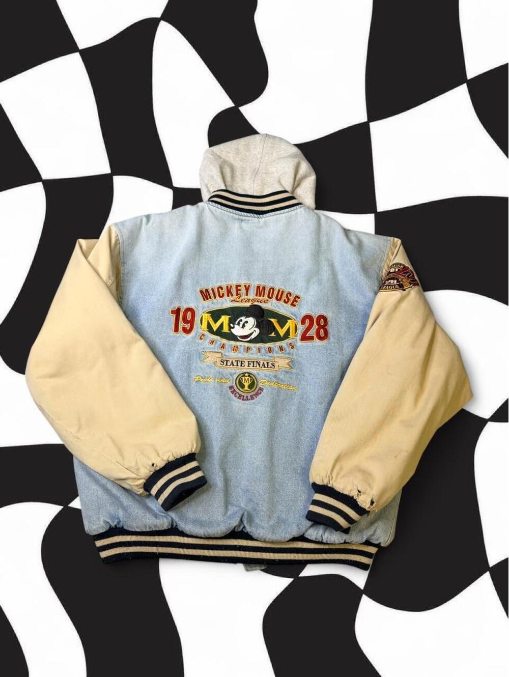 Disney Mickey Mouse varsity jacket with Mickey Mouse graphic